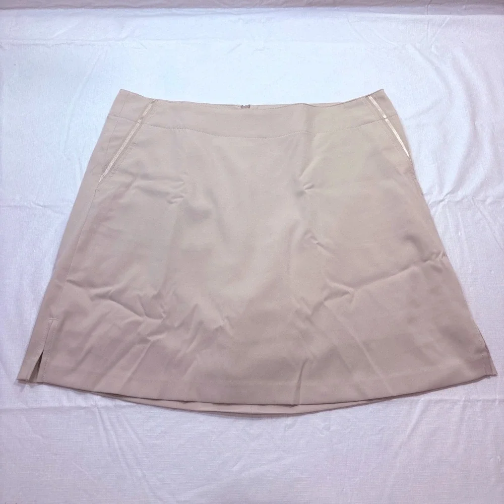 Lady Hagen Essentials Womens Golf Skort Size‎ 6 Khaki Tan Performance Activewear